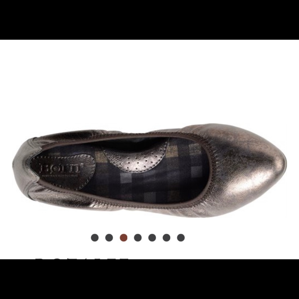 Born metallic brown Rozalee flats size 9M